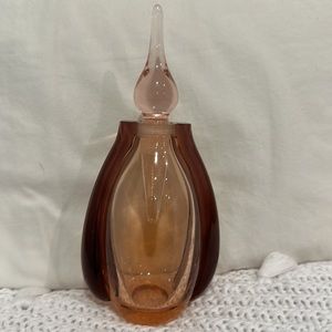BEAUTIFUL HAND BLOWN EMPTY PERFUME BOTTLE